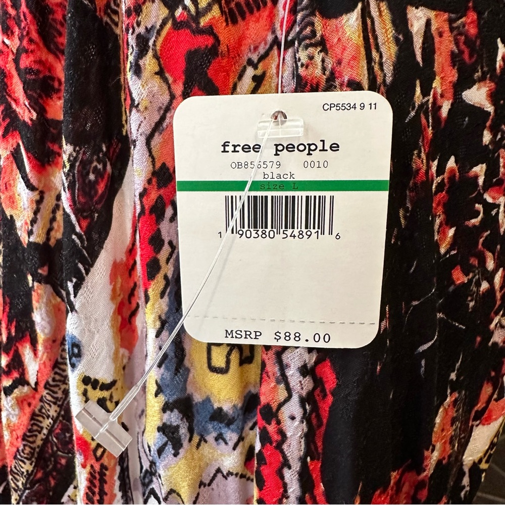 Free People Love Bird A-line Mini Dress Large NEW w/Tags - Picture 6 of 6